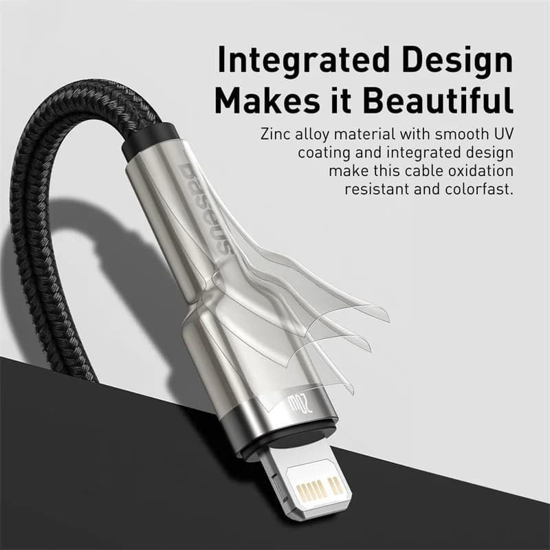 Кабель для швидкої зарядки USB-C на Lightning, 20W PD