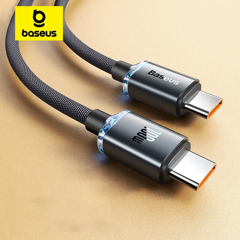 Кабель для швидкої зарядки 100W PD USB-C на USB-C